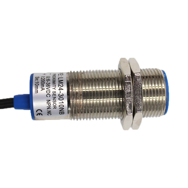 Cylinder Type Flush Sensor M24 Two Wire Inductive Proximity Sensor