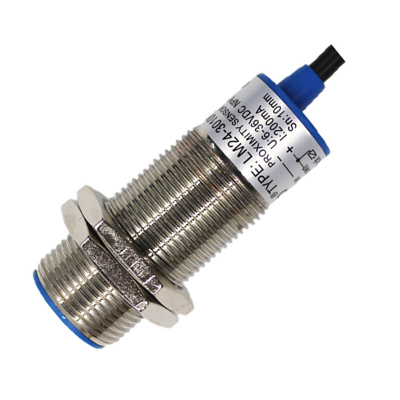 Cylinder Type Flush Sensor M24 Two Wire Inductive Proximity Sensor
