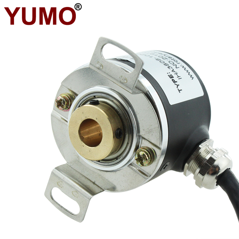 YUMO hot sales encoder IHA3808-102G-2000ABZ-5L Hollow Shaft Incremental Rotary Encoder